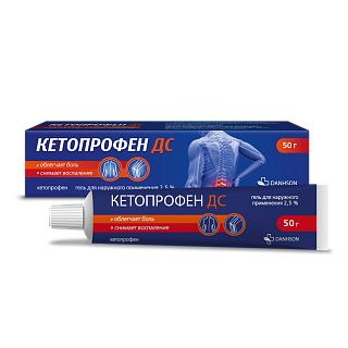 Кетопрофен гель 2,5% 50г (Доминанта)
