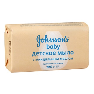 Джонсон Беби мыло с миндал маслом 100г (Джонсон&Джонсон)