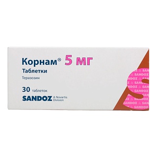 Корнам таб 5мг N30 (Лек)
