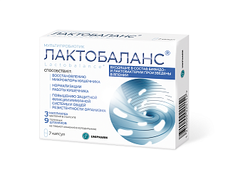 Лактобаланс капс 378мг N7 (Юнифарм)