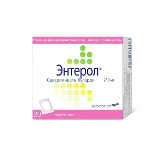 Энтерол пор д/сусп пак 250мг N20 (Биокодекс)
