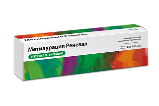 Метилурацил Реневал мазь 10% 25г (Обновление)