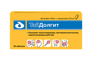 ТабДолгит таб п/пл/о 400мг+325мг N30 (ФармВилар)