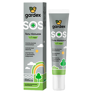 Гардекс СОС гель-бальзам п/укусов 1год+ 25мл (Юнико)