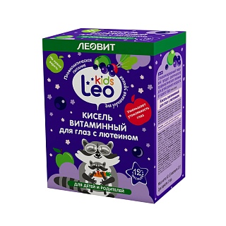 Леовит кисель д/детей витаминный д/глаз с лютеином 12г N5 (Леовит)