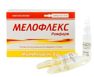 Мелофлекс р-р в/м 10мг/мл 1,5мл N3 (Ромфарма)