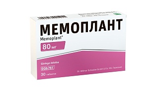 Мемоплант таб 80мг N30 (Доктор Швабе)