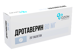 Дротаверин таб 80мг N20 (Озон)