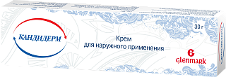 Купить кандидерм крем 30г (гленмарк) Кандидерм крем 30г (Гленмарк)