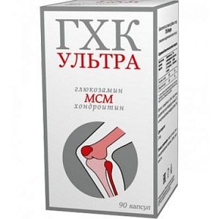 Глюкозамин хондроитиновый комплекс Ультра капс 0,4г N90 (Фармакор)