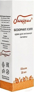 Безорнил Хелп крем д/интим гигиены 30мл (Формула Здоровья)