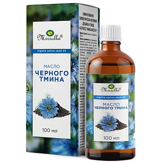 Тмина черного масло 100мл (Мирролла)