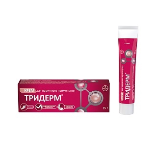 Купить тридерм крем 15г (байер) Тридерм крем 15г (Байер)