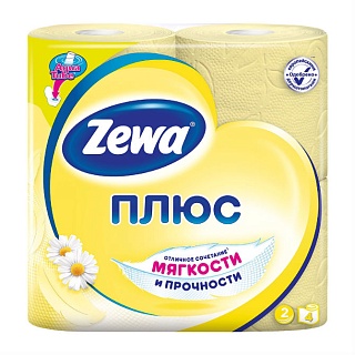 Зева туалет бумага ромашка N4 (ЭсСиЭй)