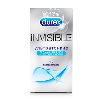 Дюрекс презервативы Invisible ультратон N12 (Рекитт)