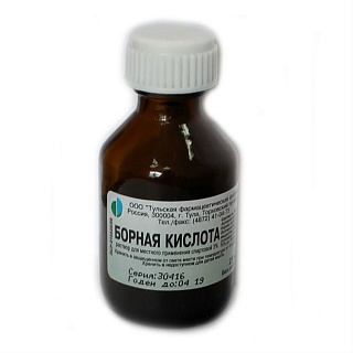 Борная к-та 3% 25 мл (Тульская фф)