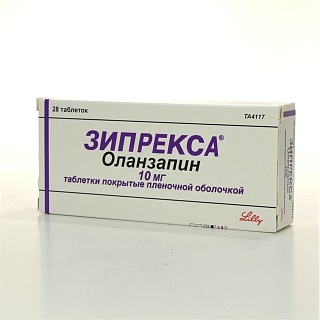 Зипрекса таб 10мг N28 (Эли Лилли)