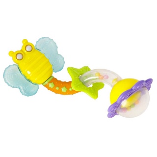 Прорезыватель-погремушка Бабочка (Мир Детства)