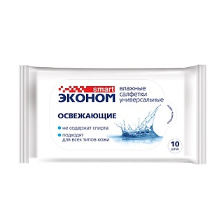 Салфетки влаж освеж эконом N10 (Авангард)
